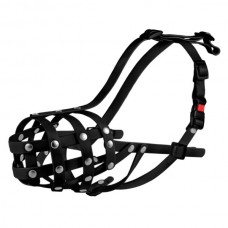 Намордник Barksi водовідштовхуючий біотановий німецька вівчарка мала, малинуа, німецька вівчарка велика чорний  M(4901/Т) 