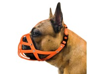 Намордник Barksi водовідштовхуючий біотановий французький бульдог помаранчевий (4915/Т) Намордник Barksi водовідштовхуючий біотановий французький бульдог помаранчевий (4915/Т)