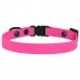 Нашийник для собак дрібних порід Bronzedog Surf Пластикова Пряжка Водовідштовхувальний із Захисним Полімерним Покриттям Рожевий  XS(44/6137/Т) 