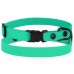 Нашийник для собак дрібних порід Bronzedog Surf Пластикова Пряжка Водовідштовхувальний із Захисним Полімерним Покриттям Зелений  XS(44/6135/Т) 
