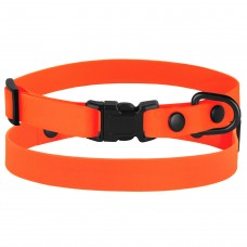 Нашийник для собак дрібних порід Bronzedog Surf Пластикова Пряжка Водовідштовхувальний із Захисним Полімерним Покриттям Помаранчевий  XS(44/6134/Т) 