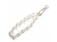 Нашийник зашморг жорсткий для собак Zoo-hunt нікелевий НЖ №1 48 см