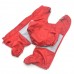 Дощовик для собак Zoo-hunt з капюшоном червоний міні 21х27 см