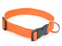 Нашийник для собак Zoo-hunt капроновий 2,0 см 45 см помаранчевий 1019 