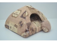 Хатка юрта для котів і собак Zoo-hunt бязь №1 39х39х31 см 