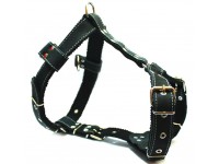 Шлея для собак Zoo-hunt шкіряна Ротвейлер чорна Шлея для собак Zoo-hunt шкіряна Ротвейлер чорна