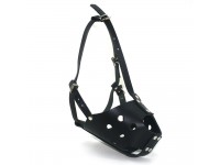 Намордник для собак Zoo-hunt шкіра НС Ротвейлер С чорний 