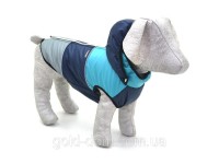 Жилет Тріо з капюшоном для собак Zoo-hunt синій  міні 21х27 см