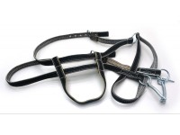 Вуздечка-кантер Zoo-hunt кінна кольорова синтетична + капрон 20111 