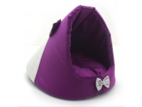 Будка для котів і собак Zoo-hunt Містик-мишка №2 38х50х36 см фіолетова 