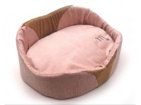 Лежак для собак і котів Zoo-hunt Мystic рожевий №1 320х430х180 мм
