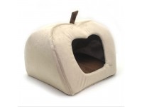 Будка яблуко для котів і собак Zoo-hunt Мрія бежевий №2 44х44х41 см Будка яблуко для котів і собак Zoo-hunt Мрія бежевий №2 44х44х41 см