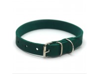 Нашийник для собак шкіряний з тисненням ОТ Лапка Zoo-hunt м'ятний ОТ Лапка 1,4/23-28 см