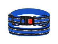 Нашийник для Собак BronzeDog Mesh з Пластиковою Пряжкою Синій L(52/1602/Т) Нашийник для Собак BronzeDog Mesh з Пластиковою Пряжкою Синій L(52/1602/Т)