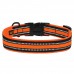 Нашийник для Собак BronzeDog Mesh з Металевою Пряжкою Помаранчевий M(47/1604/Т) Нашийник для Собак BronzeDog Mesh з Металевою Пряжкою Помаранчевий M(47/1604/Т)