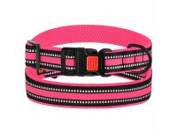 Нашийник для Собак BronzeDog Mesh з Пластиковою Пряжкою Рожевий L(52/1606/Т) Нашийник для Собак BronzeDog Mesh з Пластиковою Пряжкою Рожевий L(52/1606/Т)