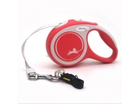 Рулетка-повідець для собак Flexi New Comfort XS стрічка 3м 12 кг червоний 