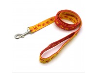 Повідець для собак і котів Zoo-hunt капроновий Лапки 2,0 см червоно-жовтий Лапки ПКЛ 2,0/120 см Повідець для собак і котів Zoo-hunt капроновий Лапки 2,0 см червоно-жовтий Лапки ПКЛ 2,0/120 см