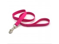 Повідець для собак Zoo-hunt біотановий Колорит 2,5 см 120 см рожевий 