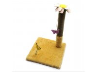 Кігтеточка Дряпка для кота Zoo-hunt ДКП Літо джут на підставці бежева Кігтеточка Дряпка для кота Zoo-hunt ДКП Літо джут на підставці бежева