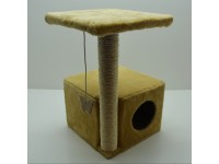 Будиночок Драпак для кішок Zoo-hunt Віола 34х34х56 см сезаль бежевий Будиночок Драпак для кішок Zoo-hunt Віола 34х34х56 см сезаль бежевий