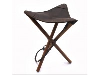 Стілець розкладний 65 см шкіра Ретро Zoo-hunt коричневий 10051/2 
