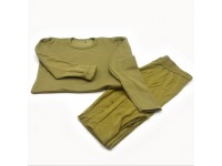Комплект чоловічої термобілизни штани + кофта хакі XL