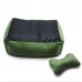 Лежак для собак і котів Zoo-hunt Барс прямокутний зелений №1 40x55х19 см