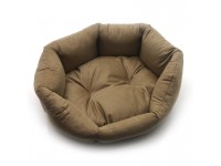 Лежак для собак та котів Zoo-hunt Боббі коричневий №1 40х50х18 см