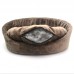 Лежак для котів і собак Zoo-hunt овальний Малібу коричневий №1 320х430х125 мм Лежак для котів і собак Zoo-hunt овальний Малібу коричневий №1 320х430х125 мм