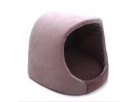 Будка для котів та малих порід собак Zoo-hunt Меджік темно-рожева №0 30х27х27 см