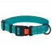 Нашийник для Собак BronzeDog Active Нейлоновий зі Світловідбиттям та Пластиковою Пряжкою Бірюзовий  M(51/1225/Т) 