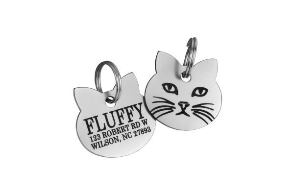 Адресник для котів BronzeDog з Нержавіючої Сталі Тип 1 S (90351) 