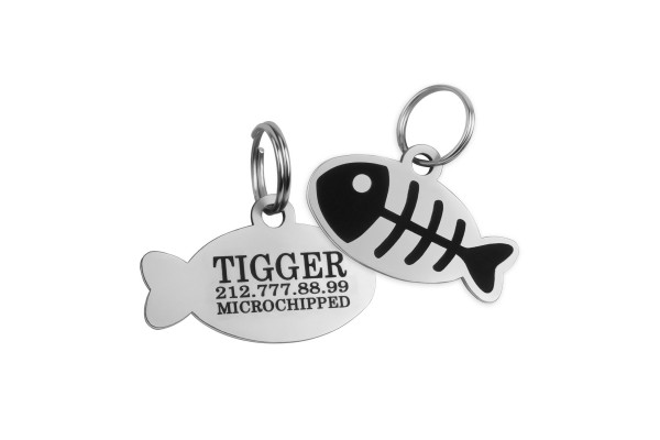 Адресник для котів BronzeDog з Нержавіючої Сталі Тип 4  S(90381) 