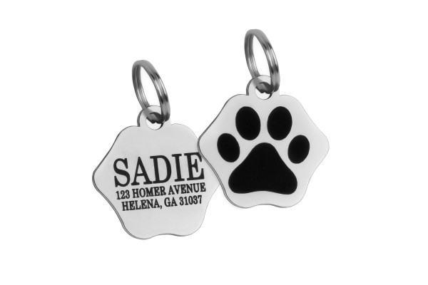 Адресник для котів BronzeDog з Нержавіючої Сталі Тип 3  S(90371) 