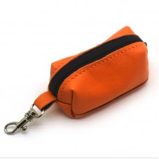 Сумочка-диспенсер Zoo-hunt для гігієнічних пакетів для прибирання 8х4х4 см помаранчевий 