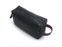 Косметичка Zoo-hunt з екошкіри Кеті 18х10х7 см чорний крокодил матовий 1252 