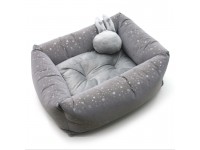 Лежак для собак та котів Zoo-hunt Маркус двосторонній сірий №1 30х40х17 см