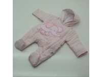 Комбінезон MAŁGOSIA демісезонний Dominik для немовлят рожевий 