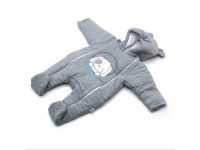 Комбінезон MAŁGOSIA демісезонний Kot i Pies для немовлят сірий 