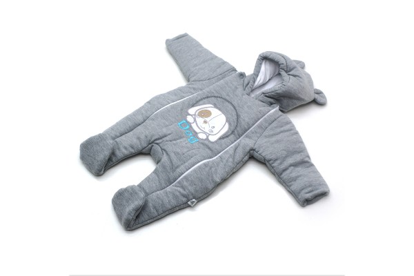 Комбінезон MAŁGOSIA демісезонний Kot i Pies для немовлят сірий Комбінезон MAŁGOSIA демісезонний Kot i Pies для немовлят сірий