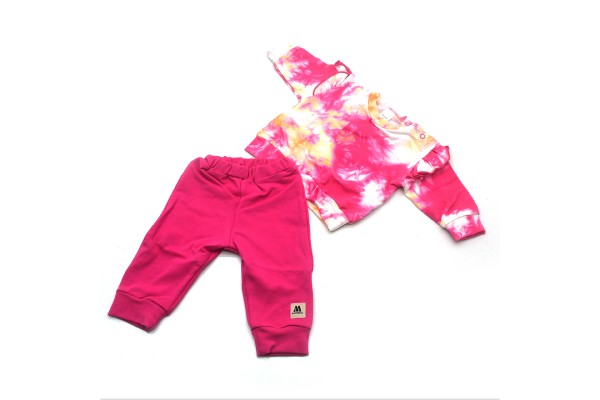 Костюм MAŁGOSIA Miloo на замку для немовлят рожевий дівчинка Костюм MAŁGOSIA Miloo на замку для немовлят рожевий дівчинка