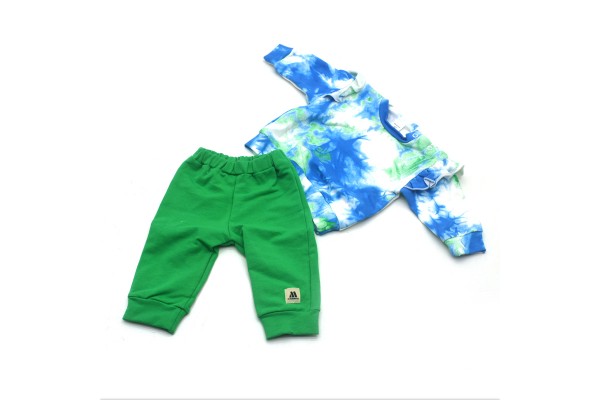 Костюм MAŁGOSIA Miloo для немовлят зелений дівчинка Костюм MAŁGOSIA Miloo для немовлят зелений дівчинка