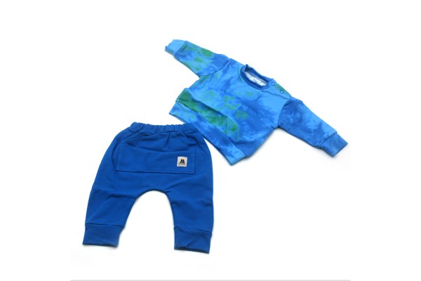 Костюм MAŁGOSIA Miloo для немовлят блакитний хлопчик Костюм MAŁGOSIA Miloo для немовлят блакитний хлопчик