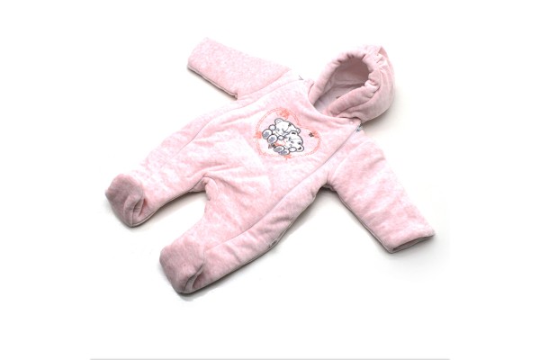 Комбінезон MAŁGOSIA демісезонний Misie для немовлят персиковий Комбінезон MAŁGOSIA демісезонний Misie для немовлят персиковий