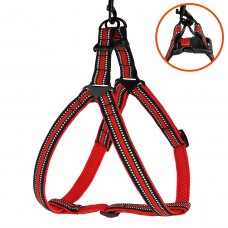 Шлея для Собак BronzeDog Mesh Стандарт Червоний  L(82203/Т) 