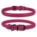 Нашийник для Собак Круглий Шкіряний BronzeDog Premium з Металевою Фурнітурою Рожевий  2XS(00317/Т) 