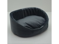 Лежак для собак та котів Zoo-hunt Лагуна сірий №1 32х43х18 см 