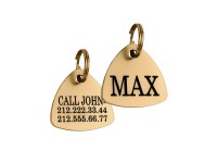 Адресник для Котів BronzeDog Позолота Тип 7 S(90413/Т) 