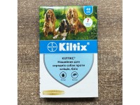 Нашийник Kiltix Bayer проти бліх та кліщів для середніх собак 48 см Нашийник Kiltix Bayer проти бліх та кліщів для середніх собак 48 см